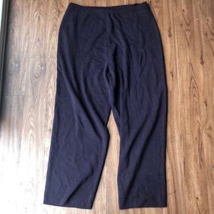 Eileen Fisher 100% Merino Wool purple Pants